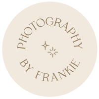 Click the Photography By Frankie logo to see our website design and copy work.